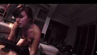 from a pov perspective, a redhead teen rides and fucks in cowgirl position after a blowjob