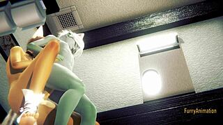 Cara, esse furry yaoi hentai 3D é selvagem!