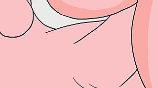 Squid Game Porno - Naamioitu mies laukeaa kovaa villissä hentai-kohtauksessa