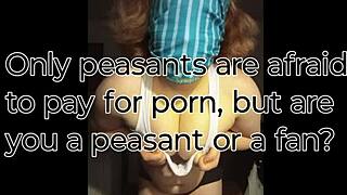 Worship your queen, subscribers get exclusive amateur videos