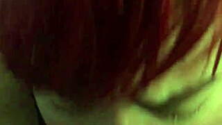 redhead's passionate deepthroat skills make him feel amazing