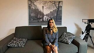 Latina Aleksa in Hardcore Casting Interview