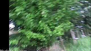 Why is that british babe stripping nude outside?