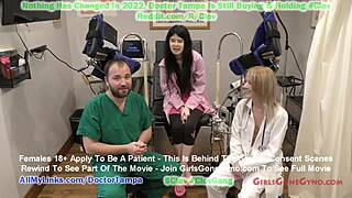 Alexandria Wu pregledana od študentskih medicinskih sester pod nadzorom doktorja Tampaja na girlsgonegyno.com.