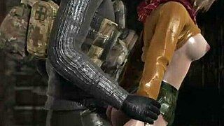 Hentai Resident Evil 4 Remake Ashley în Animație 3D Sălbatică