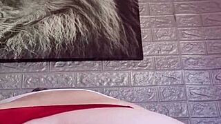 la rubia me encanta cabalgar con intensidad en su gran culo