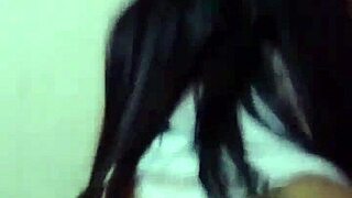 Latina Girl Alone at Home in Her Private Space