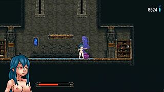 Naylas Castle Hentai Game Ep 1: Succuba futanari sborra due volte nelle zombie girls