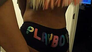 Cute ebony teen gets spanked