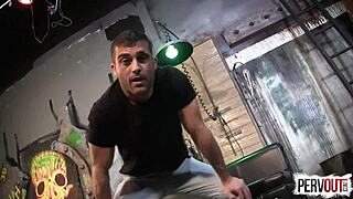 hey, tied up and getting bullied by lance hart with wedgies and nuggies.