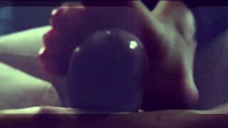 Amateur footjob fantasy unfolds with kinky homemade moves.