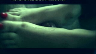 Amateur footjob fantasy unfolds with kinky homemade moves.