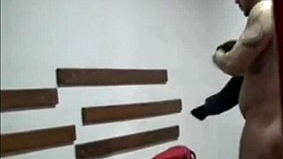 latinos fucking passionately in the showers, feeling intense pleasure and connection