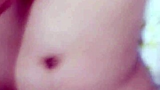 The sexy Latina teen amateur reached orgasm as I fucked her tits and she covered my cock in her creamy release.