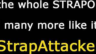 Shemale übernimmt Kontrolle über Babes engen Arsch in Strümpfen