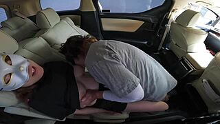 Japanese Milf Car Sex After Volleyball with Husband's Massive Cum