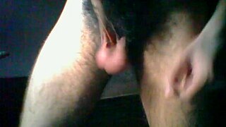 hairy dick masturbation video, stroking that thick cock all by myself...