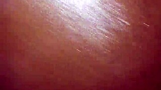 Lying facedown in intimate position