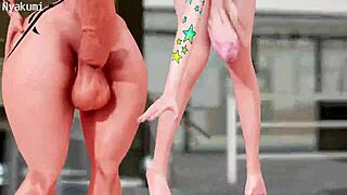 Azione futa in palestra, cazzo enorme in gioco! 💪