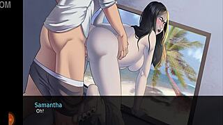 in this dirty fantasy hentai game, anime characters flash their big tits and boobs