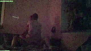 Amateur spy cam captures stepsister’s solo play at home