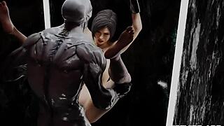 ¡Ey tíos, mirad esta compilación porno 3D de Resident Evil con folladas hardcore!