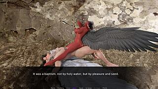 Gabriel and Lilith’s hot scene with big assets
