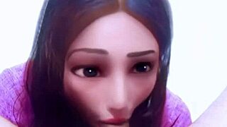 i experience an intense deepthroat blowjob that goes really deep