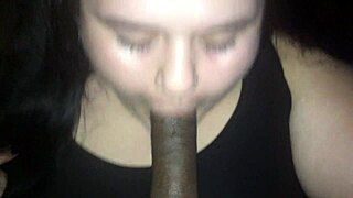 New meet sucks dick with handjob and interracial cumshot in casual encounter