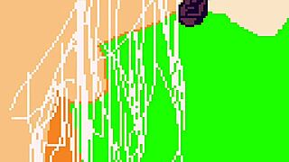 Hentai Character Gives Blowjob To Big Dick In Pixel Art Animation