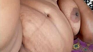 wife and husband share a quiet evening together at home