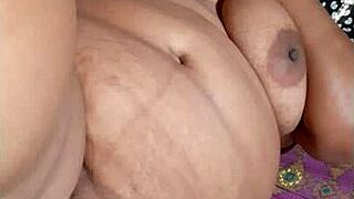 wife and husband share a quiet evening together at home