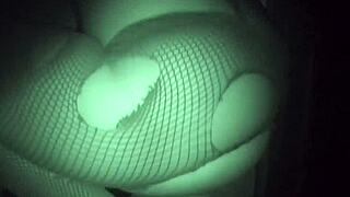 charley chase engages in night vision amateur sex with blowjob and cumshot.