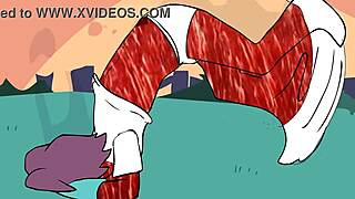 Cartoon Character Loses Clothes In Powertrip Adventure