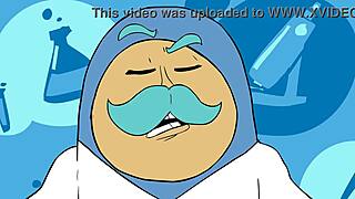 Cartoon Character Loses Clothes In Powertrip Adventure