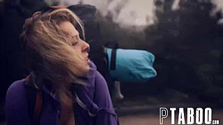 Zoey Monroe Bent Over for Hardcore Action Outdoors