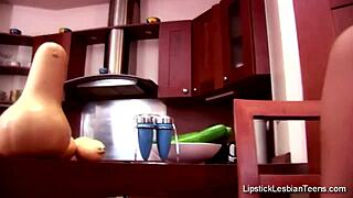 blonde undresses and fingers