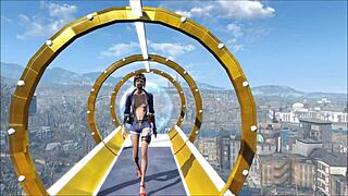 fallout 4 fashion number 206 featuring cute brunette gay character