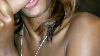 parislove 2019 gives sexy blowjob to big black cock