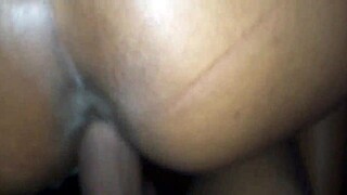 Big Booty Ebony Thot Takes Monster Cock Deep in Her Thick Ass, No Holding Back!