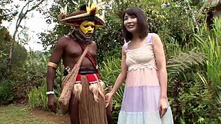 Black Cock Dominates Asian in Raw Clash of Titans