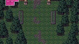 Zombie MILF gets monster cock in fast-paced hentai game