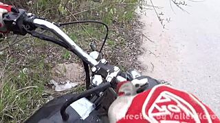 Biker Anal Sex Slams Cute Busty Queenlin Hard