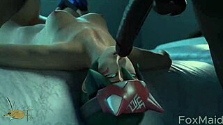 15个推特粉丝观看D Va在无码动漫中摇晃大鸡巴场景