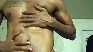 Talking shit while beating my dick with big black cock masturbation