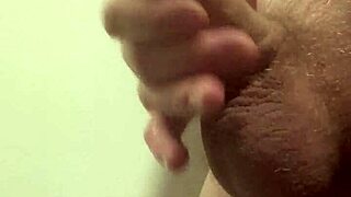 horny masturbation at work leads to cumshot