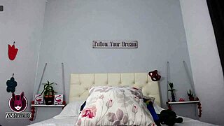 A sexy Latina teen explores toys in her homemade masturbation session