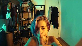 Pretty Skinny Girl Gives Sloppy Blowjob Fetish
