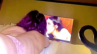 Young Brunette Cutie Reaches Beautiful Orgasm Fast Ascending