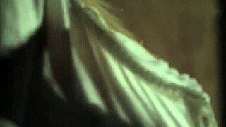 European Babe Rips Clothes During Striptease